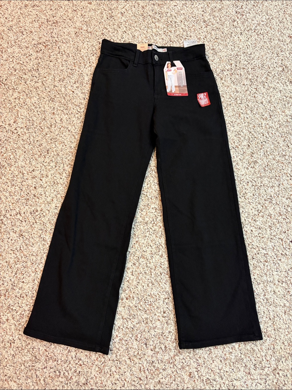Levi's Girls Black Jeans with Tags
